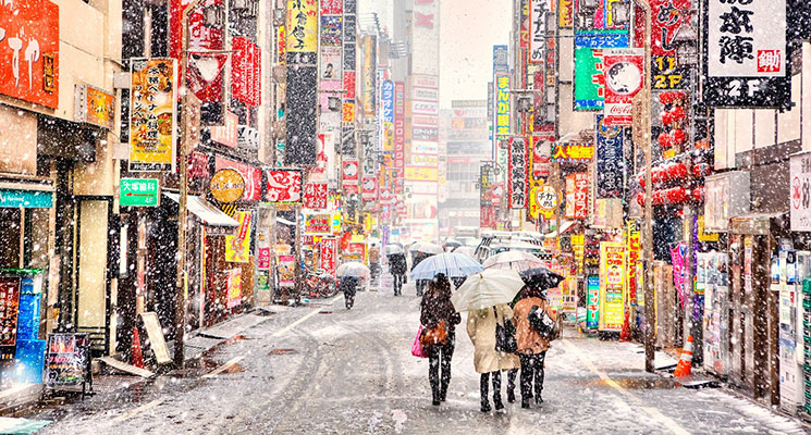 Зимний отдых в Японии в декабре