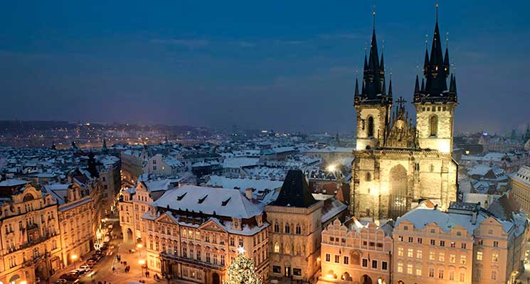 Волшебство Праги в зимнюю пору